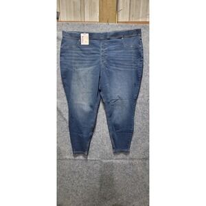 Terry‎ Sky High Rise Skinny Pull On Jeggings Size 4X (28W-30W)
